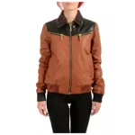 Women’s Bomber Leather Jacket