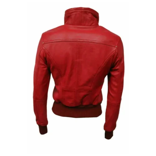 Women’s Bomber Leather Jacket