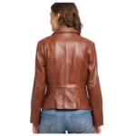 Women’s Leather Blazer Coat