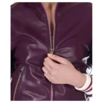 Women’s Leather Bomber Jacket
