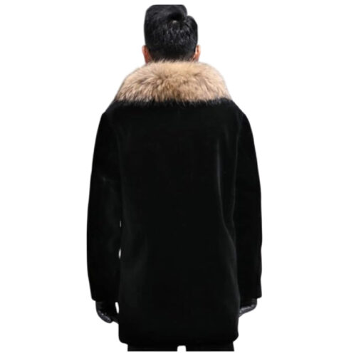 Men’s Faux Fur Long Coat