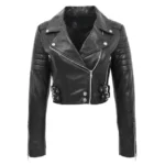 Women’s Biker Short Leather Jacket