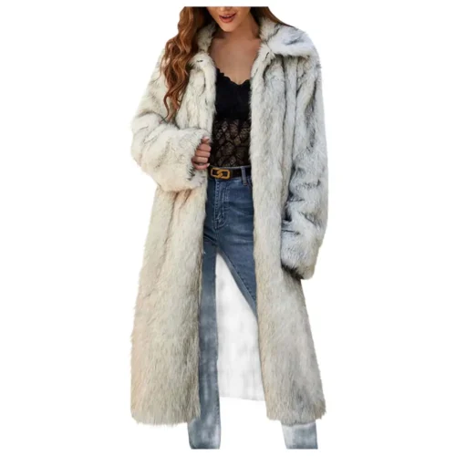 Women’s Faux Fur Long Coat
