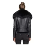 Women’s Fur Shearling Leather Jacket