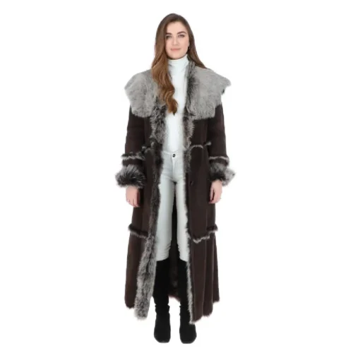 Women’s Hooded Fur Long Coat