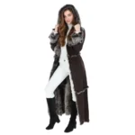 Women’s Hooded Fur Long Coat