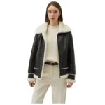 Women’s Leather Shearling Fur Jacket