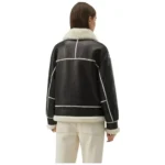 Women’s Leather Shearling Fur Jacket