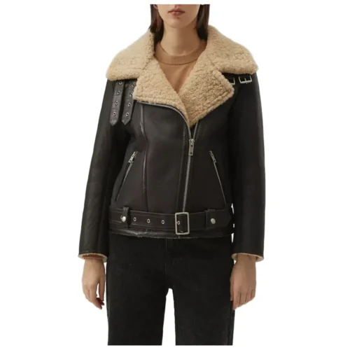 Women’s Leather Shearling Jacket