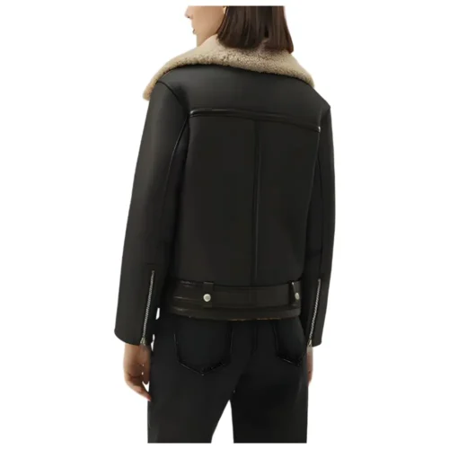 Women’s Leather Shearling Jacket