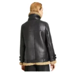 Women’s Shearling Faux Leather Jacket