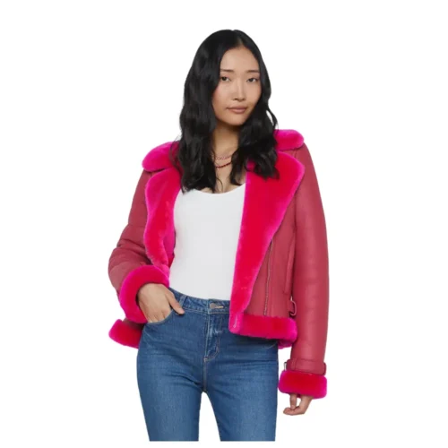 Women’s Shearling Leather Jacket