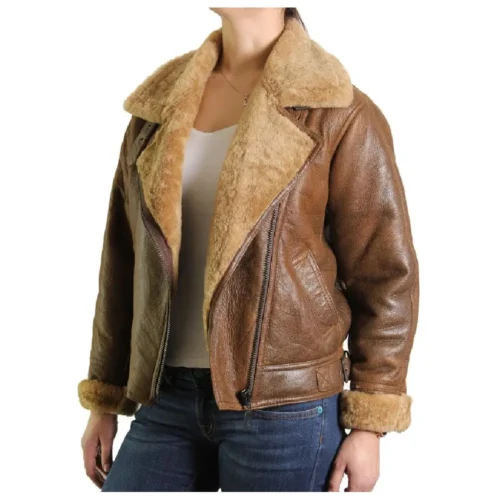 Women’s Shearling Leather Jacket