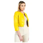 Women’s Short Leather Jacket