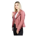 Womens Short Leather Jacket