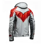 Men’s Hooded Bomber Leather Jacket