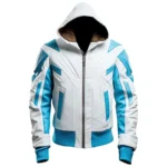 Men’s Hooded Leather Jacket