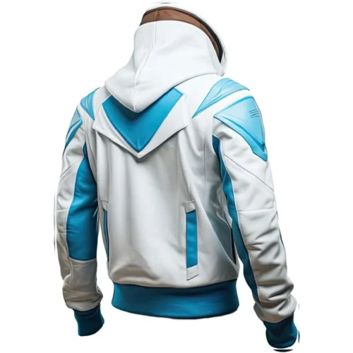 Men’s Hooded Leather Jacket