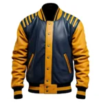 Men’s Leather Bomber Jacket