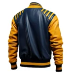 Men’s Leather Bomber Jacket