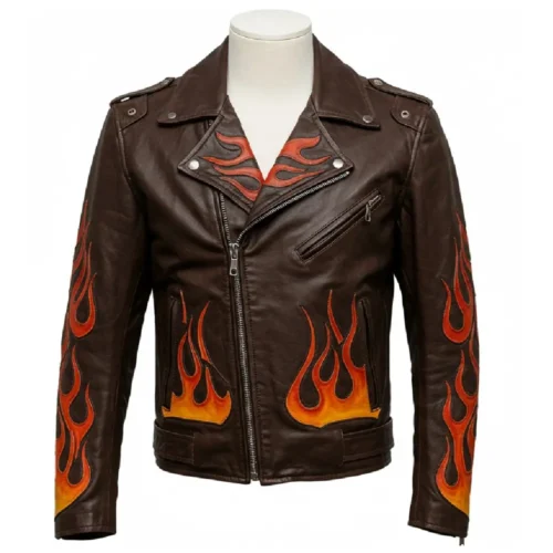 Men’s Biker Leather Jacket