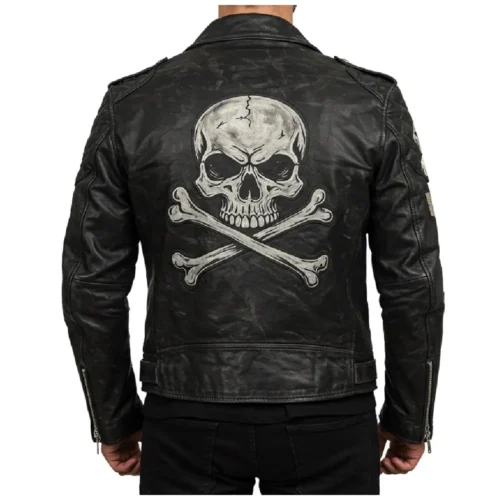 Men’s Biker Leather Jacket