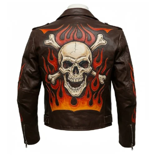 Men’s Biker Leather Jacket