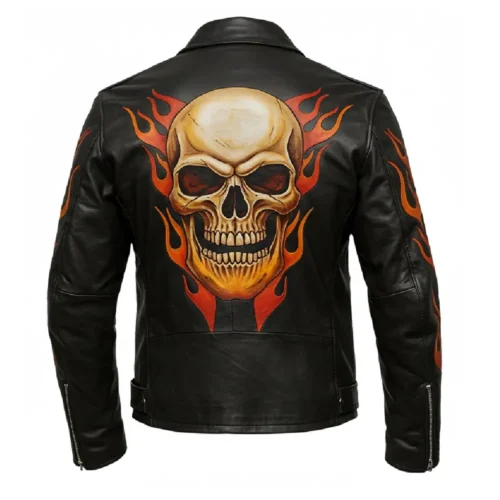 Men’s Biker Leather Jacket