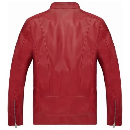 Men’s Leather Biker Jacket