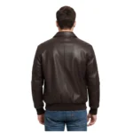 Men’s Leather Bomber Jacket