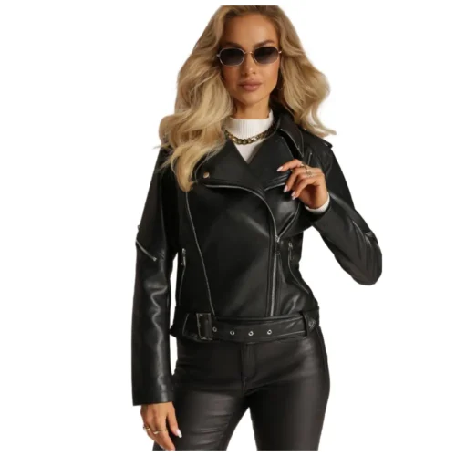 Women’s Biker Leather Jacket