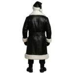 Men’s Christmas Leather Long Coat