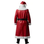 Men’s Christmas Leather Long Coat