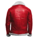 Men’s Santa Leather Bomber Jacket