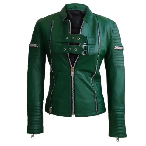 Women’s Biker Leather Jacket