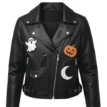 Women’s Halloween Biker Leather Jacket