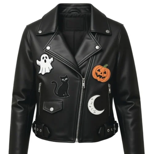 Women’s Halloween Biker Leather Jacket