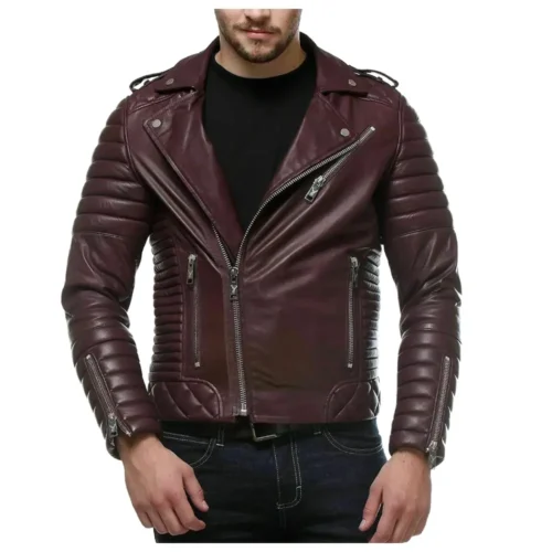 Men’s Biker Leather Jacket