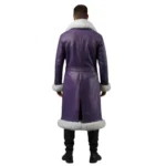 Men’s Christmas Leather Long Coat