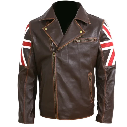 Men’s Leather Biker Jacket