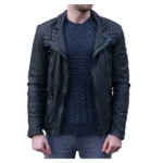 Men’s Leather Biker Jacket