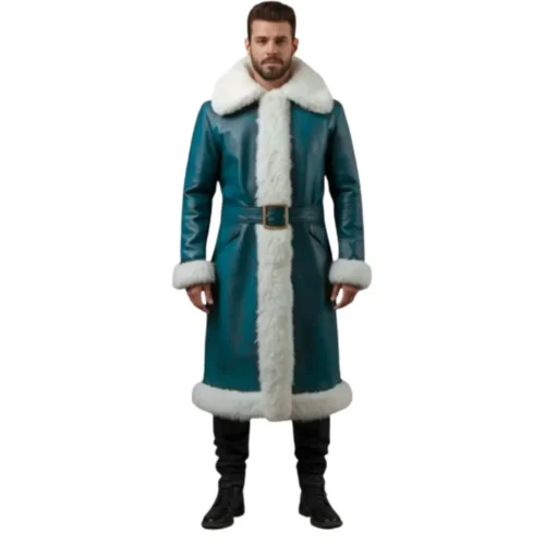 Men’s Leather Long Coat