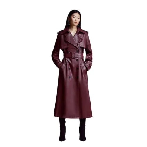 Women’s Leather Long Coat