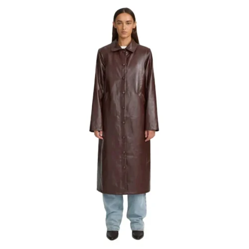 Women’s Leather Long Coat