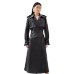 Women’s Long Leather Coat