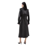 Women’s Long Leather Coat