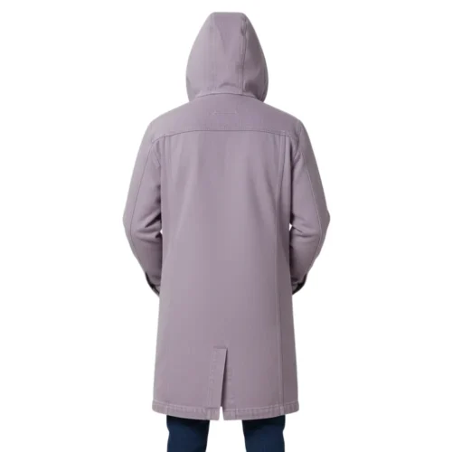 Men’s Denim Long Hooded Coat