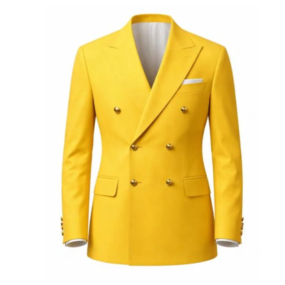 Women’s Canary Yellow Statement Tailored Blazer Coat Women’s Blazer Coat