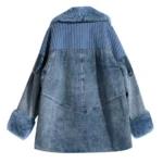Women’s Denim Shearling Coat
