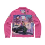 Women’s Pink Denim Jacket